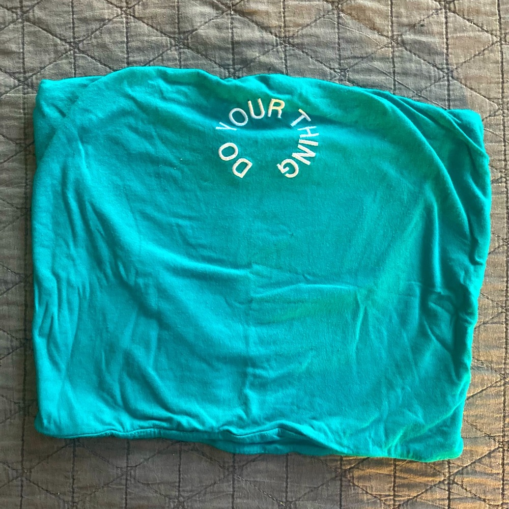 Mighty Fine Tube Top Turquoise Medium